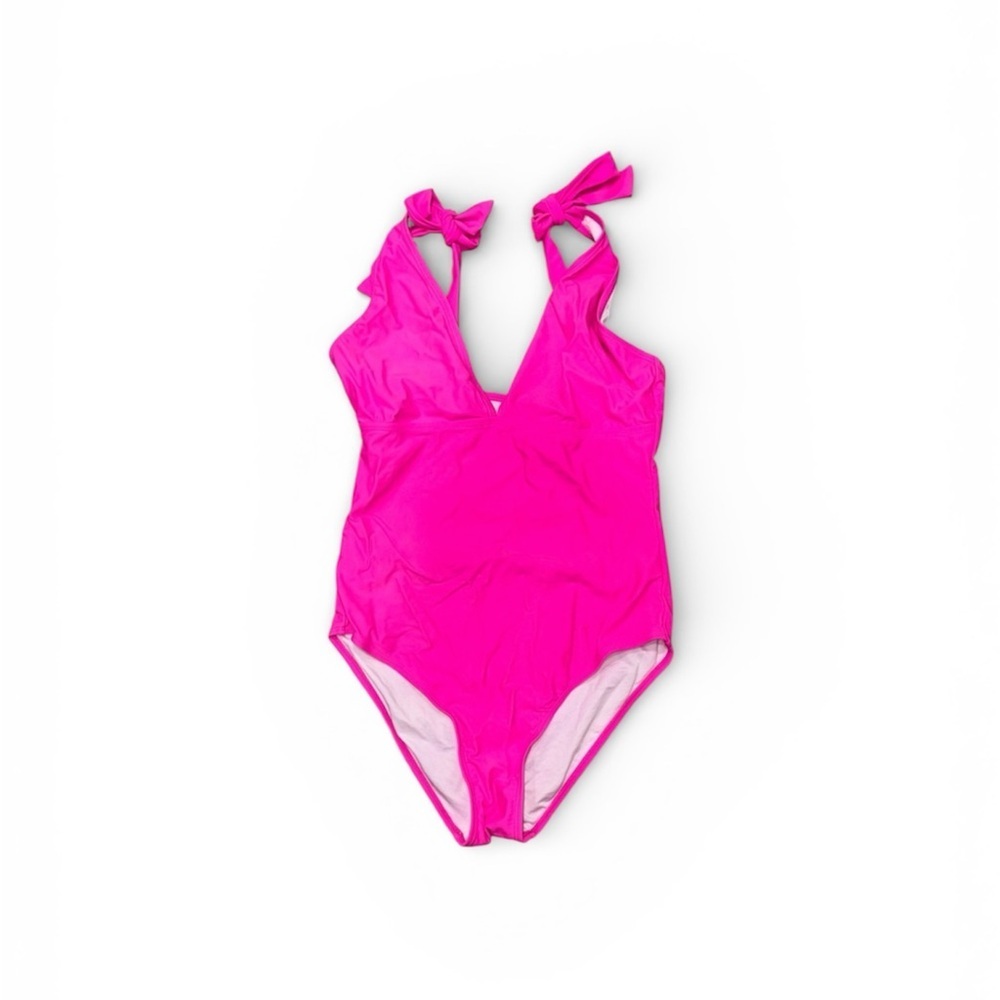 113. SHEIN Hot Pink Women’s One Piece Swimsuit Size Small